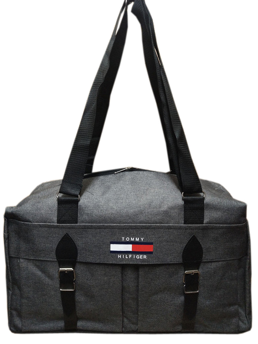 Сумка дорожня Tommy Hilfiger 30х47 сіра S000129, фото 1