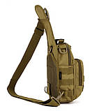Сумка тактична плечова EDC (під пістолет) койот S000092, фото 2