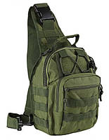 Сумка тактична плечова EDC (під пістолет) оливкова S000091
