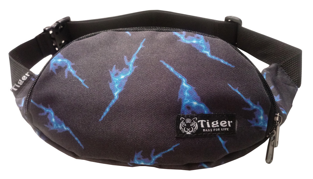 Сумка-бананка Tiger Moon Print Блискавки S000143