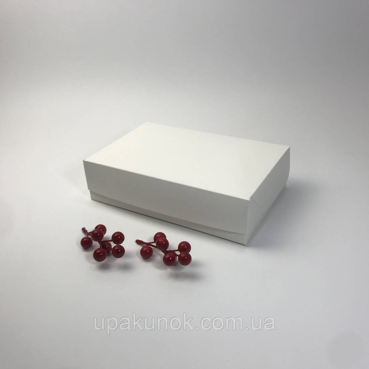 Коробка для еклерів, 230*150*60 мм, без вікна, біла