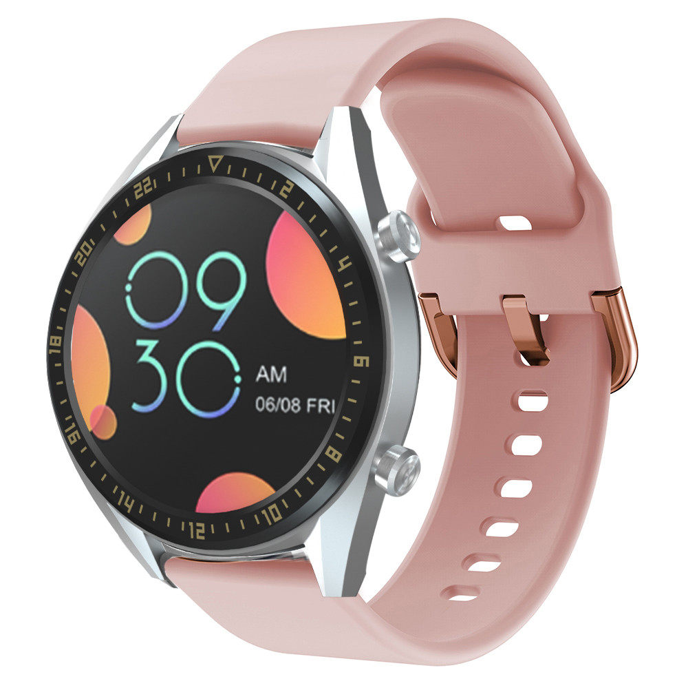 Ремінець 20 mm Samsung Galaxy Watch Active 42mm, Gear S2, Sport Gear, Рожевий, силікон