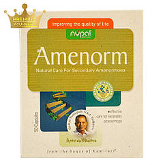 Аменорм (Amenorm, Nupal Remedies) — регулює менструальний цикл у жінок, від аменореї, 50 капсул