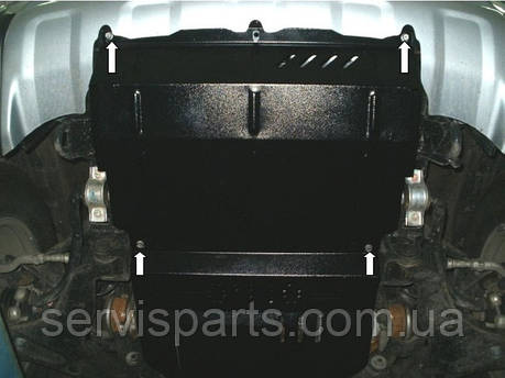Захист двигуна Mitsubishi Pajero Sport 1996-2008 (Мітсубісі Паджеро Спорт), фото 1