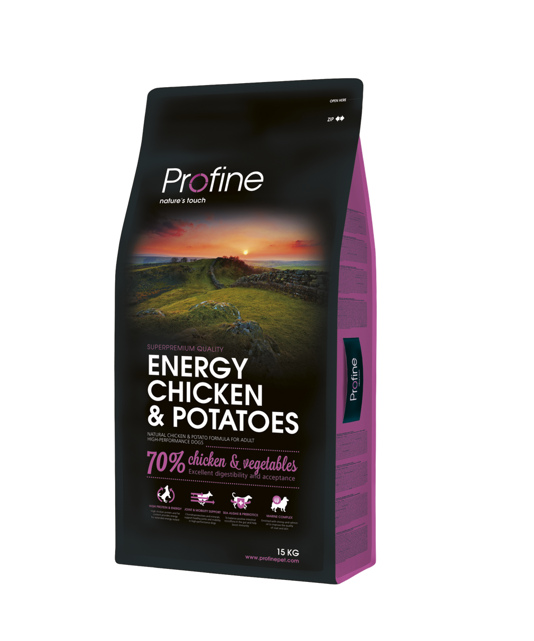 Profine Energy Chiken and Potatoes сухий корм для активних собак з куркою та картоплею 15КГ