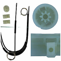 Емкомплект склопідіймача Mercedes Vito 639 Viano (2004-2011) передня права дверка A6397200546