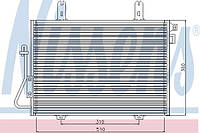 Радиатор кондиционера NISSAN, RENAULT, 94324 Nissens, 8200221131, 8FC351038591, DCN23009, 817662, 35353