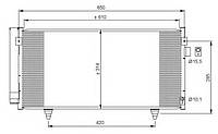 Радиатор кондиционера SUBARU, CD090793 Koyorad, 73210FG000, 8FC351319221, DCN36003, 940257, 35855