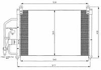 Радиатор кондиционера DAEWOO LANOS 97-0 35393 NRF, 96274635, 96303204, 94412, 818056, 8FC351037221, 8880400213