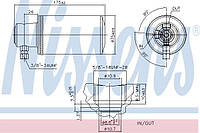 Осушитель кондиционера MERCEDES-BENZ V, VITO 96-03, 95229 Nissens, A9015500080, 9015500080, 33085, CK8061