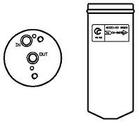 Осушитель кондиционера HONDA CIVIC, CRX, INTEGRA, CK8103 Cool King, 33023, 80351SR1A11, 80351ST7003, 95068