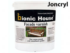 Професійний лак для дерева Joncryl + Colour 10 L (для зовнішніх робіт)