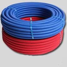 Труба гофрована червона /синя 27н/24в (50), фото 1