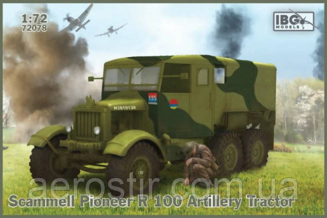 Scammell Pioneer R 100 Artillery Tractor 1/72 IBG 72078