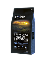 Profine Junior Large Chiken and Potatoes сухий корм для собак з куркою та картоплею 15КГ