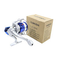 Котушка безінерційна yumoshi JL3000 з волосінню Silver-Blue 31 шт., фото 3