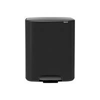 Уцінка Відро для сміття з педаллю Brabantia Pedal Bin Bo 60 л Matt Black 211362