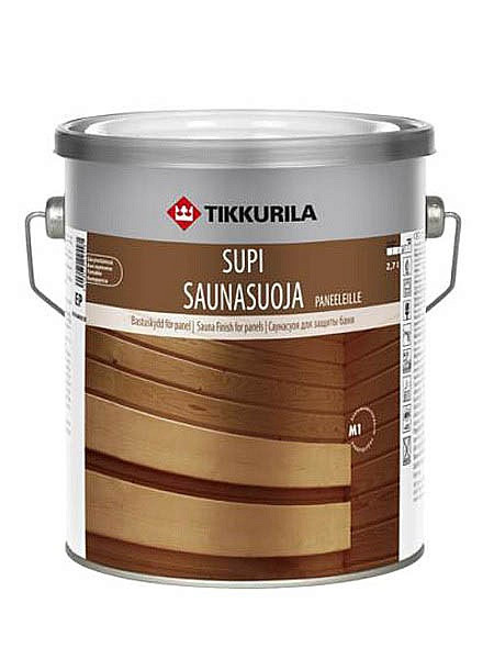 Пропитка для вагонки Tikkurila SUPI SAUNASUOJA 2,7 л для бани и сауны - фото 1 - id-p1256511557