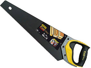 Ножівка по дереву 450мм 11TPI "Апплифлон" загартований 3-гранний зуб "JET-CUT" 3-компонентна ручка ( Stanley