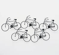Настенная фигура Велосипеды W 76 см, L 2 см металл 2003165