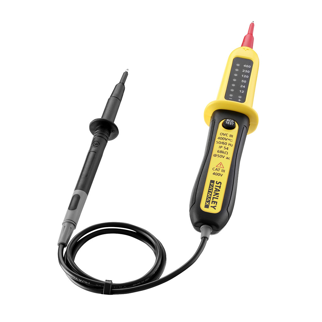 Тестер напруги-індикатор 12-400V, індикація полярності Stanley FMHT82566-0