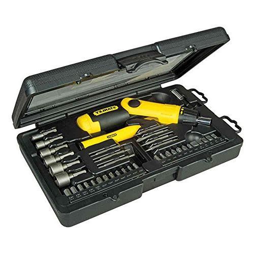 Викрутка + 38 насадок реверсивна комплект Stanley 0-63-038, фото 1