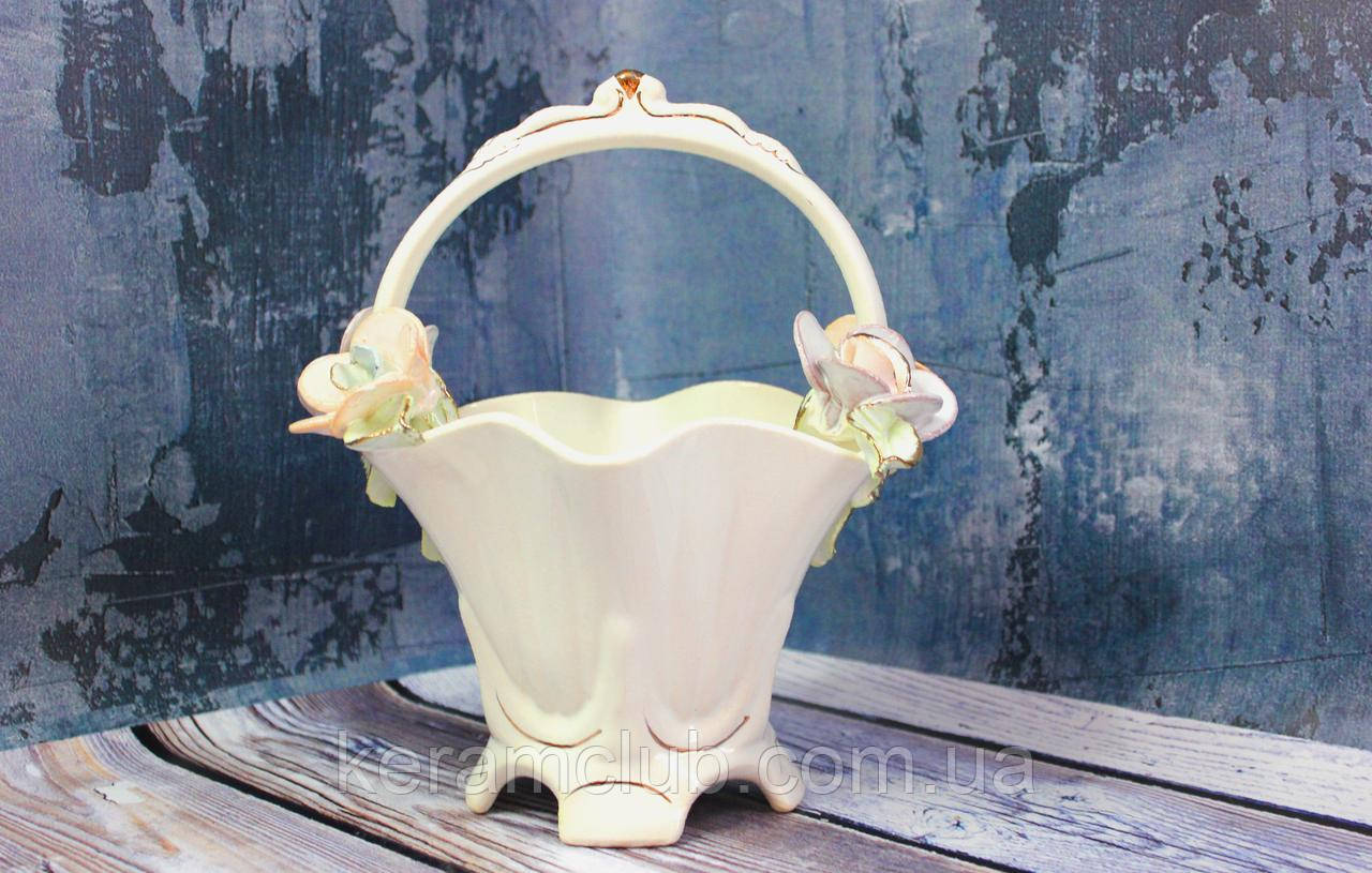 Цукерниця Подарункова Керамклуб Ніколь h 24 см, фото 1