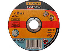Диск відрізний по алюмінію 125x1,6х22 мм, тип Flat (упак. 1/25) Stanley STA32627