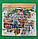 Серветки паперові новорічні (ЗЗхЗЗ, 20шт) LuxyНГ Свято наближається (839) (1 пач), фото 2