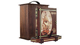 Подарункова шкіряна книга Кораблі