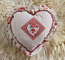 Подушка- Сердце с розочками 204201
