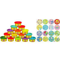 Пластилін Play-Doh (Плей до) Набір для свята (15 баночок по 28 г) Hasbro (Хасбро)