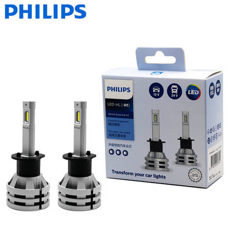 Світлодіодні лампи Philips Ultinon Essential LED цоколь H1 11258UE2X2, фото 1