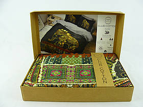 Постільний комплект 3D CLUB COTTON, ранфорс, двоспальний