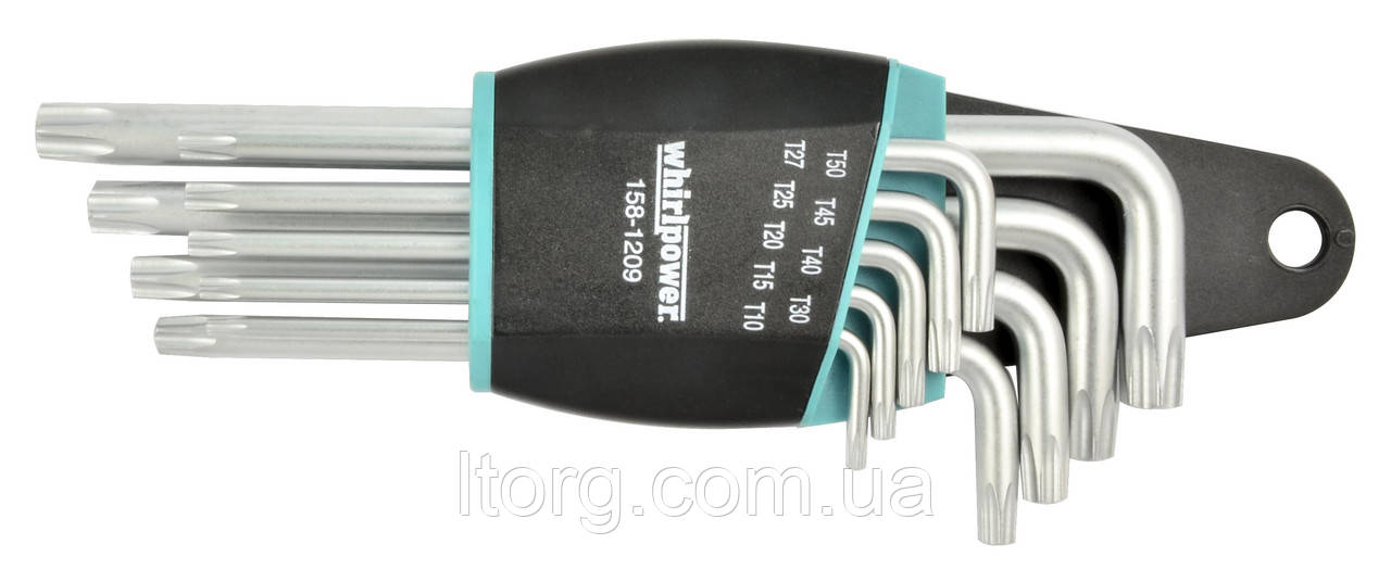 Whirlpower Набір зірок TORX 9од. Т10-Т50 Г-под.