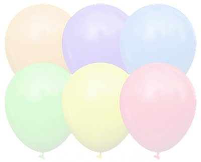 KL 5 STD ASSORTED macaron. Кулі латексні без малюнка асорті macarone