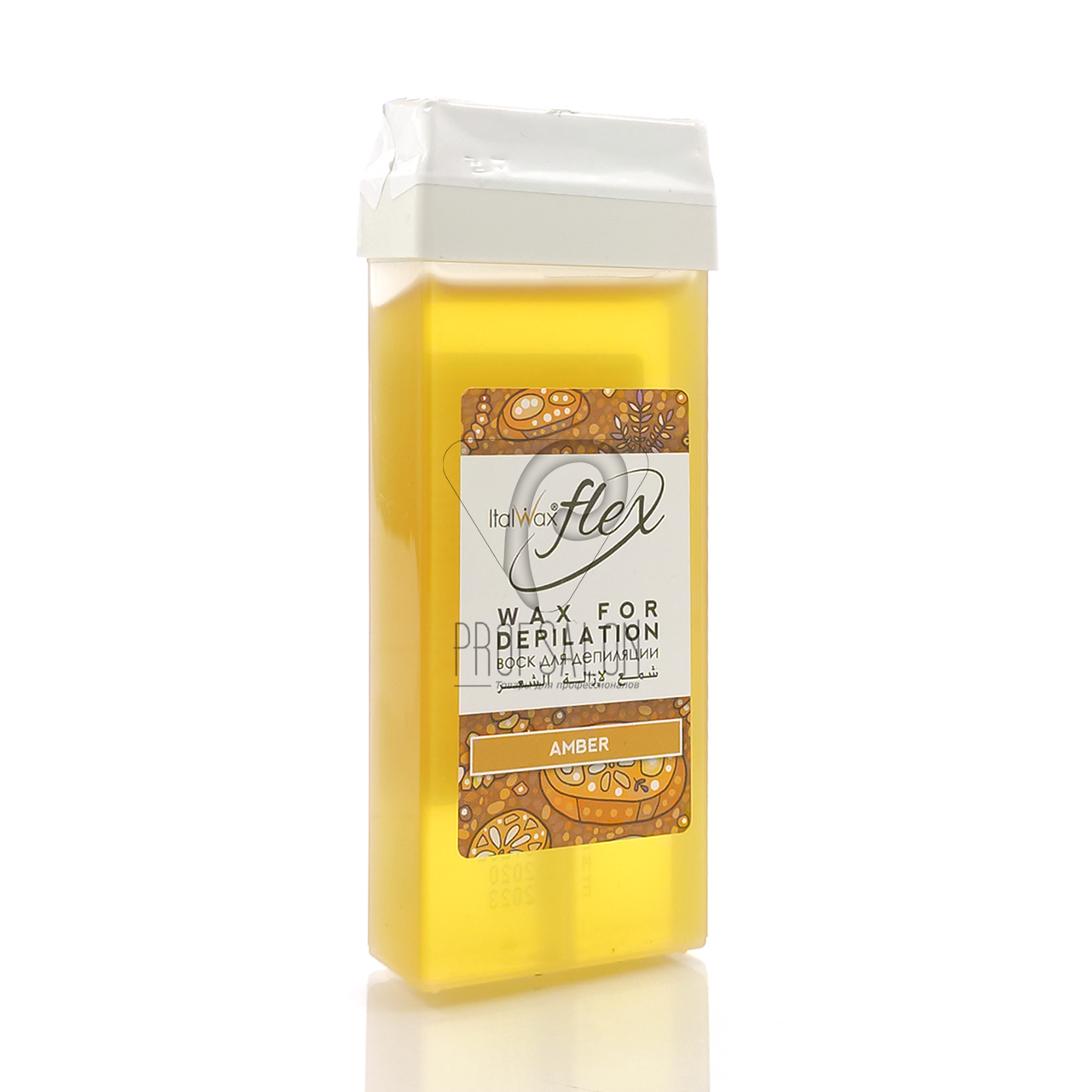 Віск у касеті з роликом ItalWax FLEX Бурштин (Amber) 100 мл