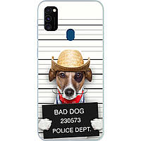 Силіконовий чохол для Samsung M21 Galaxy M215F з картинкою Bad Dog