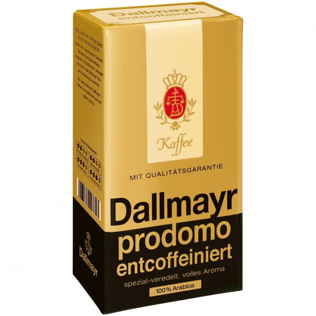Мелена кава Dallmayr Prodomo Entcoffeiniert (без кофеїну) 500 гр