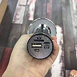 Дитячий мікрофон для караоке бездротовий зміна голосу колонки блютуз Чорний Black YS 66 Музичні іграшки, фото 6