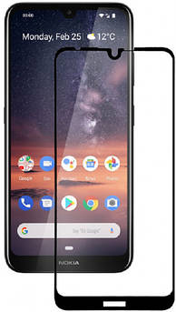 Захисне скло для Nokia 3.2 (Нокія 3.2) на весь екран (чорне)
