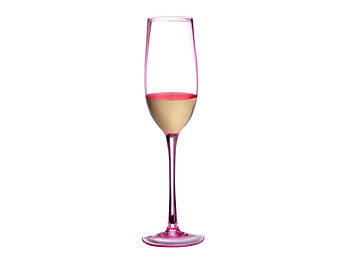 Келих-флюте для шампанського Рожеве золото OLENS 250мл 4шт