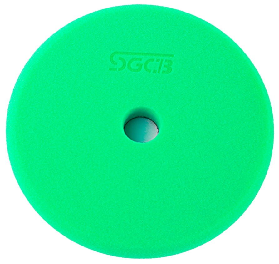 SGCB SGGA095 RO/DA Foam Pad Green — полірувальний зелений круг, (твердий) 150/160x30 мм