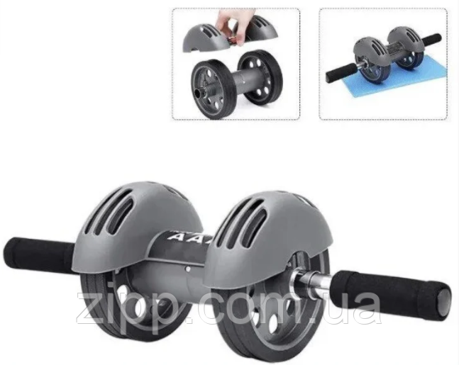 Тренажер колесо подвійної дії Power Stretch ROLLER