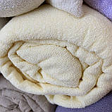 Махрове простирадло на гумці 160*200+25см  Колір - Молочний, фото 2