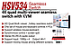 03-05-221. Multi-viewer switcher 4 HDMI входи → 1 HDMI вихід, 4K, 4 PC in with USB Control (KVM), HSV534, фото 5