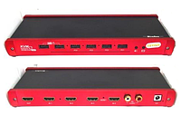 03-05-201. Multi-viewer switcher 4 HDMI входа 1 HDMI выход, 4 PC in with USB Control (KVM), HSV524