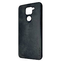 Чехол-накладка DK Silicone Form Leather Aioria для Xiaomi Redmi Note 9 (black)