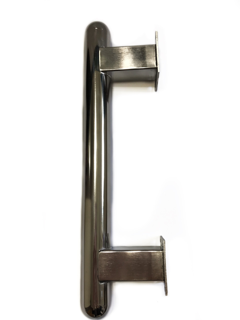 Ручка скоба из нержавеющей стали 350 мм на ворота, калитку или дверь - фото 3 - id-p1256682507