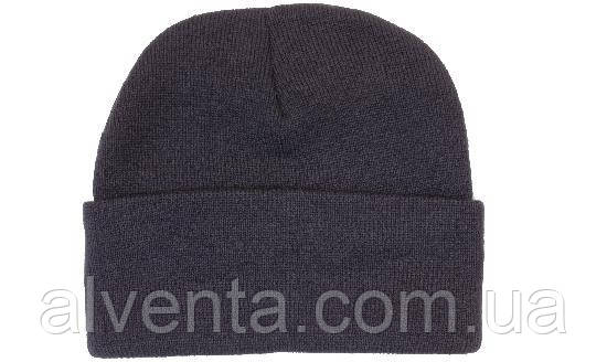 Тепла шапка (Акрил) темно-синя